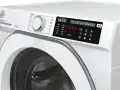 Lavatrice Hoover H-Wash 500 con display digitale che mostra i numerosi programmi di lavaggio disponibili, tra cui Eco e Total Care.