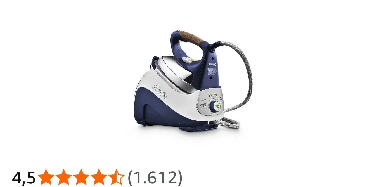 Stirella Dual De'Longhi, un sistema stirante professionale con caldaia, per risultati impeccabili.
