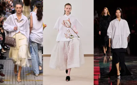 Moda: camicie bianche, gonne vaporose e come sbiancare una camicia bianca diventata rosa.