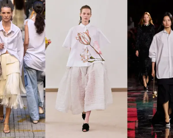 Moda: camicie bianche, gonne vaporose e come sbiancare una camicia bianca diventata rosa.